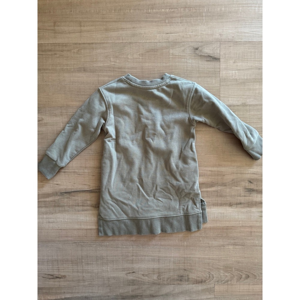 Little Bipsy Collection Kids Sweatshirt Dress Olive Green 18-24M